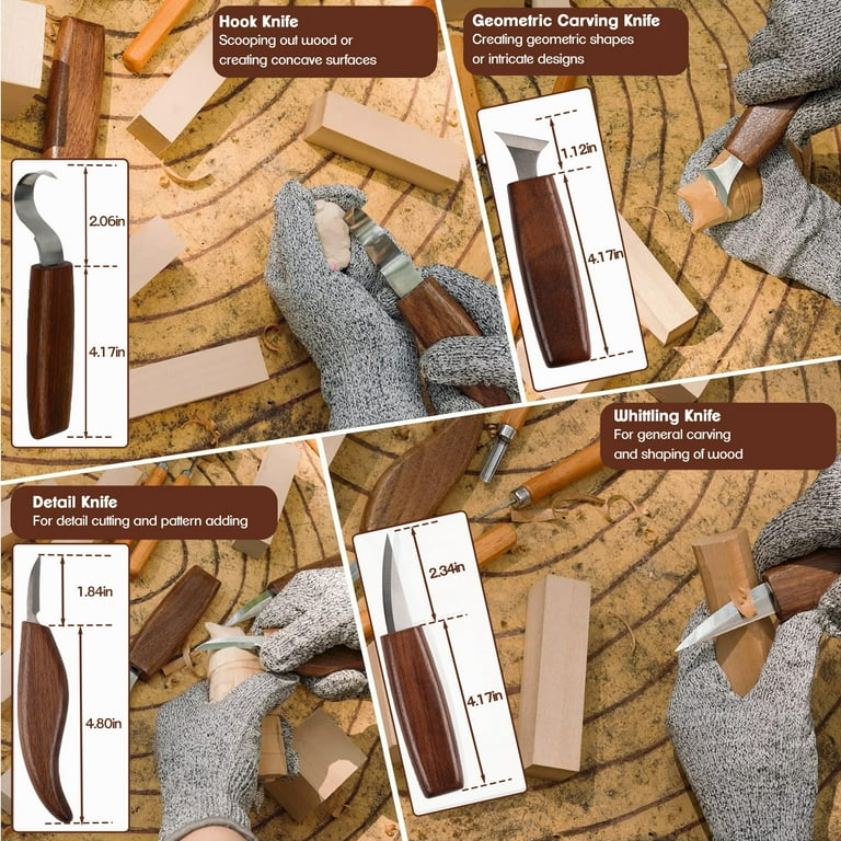 West Bay Wood Carving Kit, 27-Piece Chisel Set photo 2