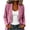 Purple, variant on Blazer for Women Single Breasted Notched Lapel Long Sleeve Work Office Suit Blazer