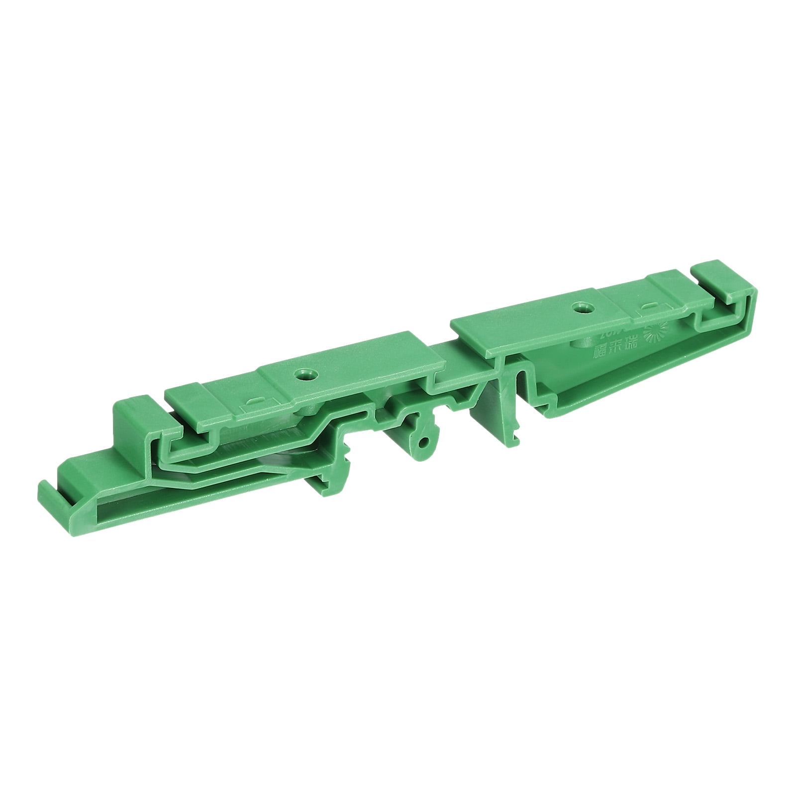 Uxcell PCB Circuit Board Mounting Bracket, for 35mm DIN Rail Green