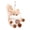 Brown, variant on Soft Squirrel Plush Toy with Large Fluffy Tail, Cute Stuffed Animal Accessory, Decorative Animal Charm for Bags and Keys, Realistic Squirrel Doll, Brown