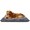 Gray-Extra Large, variant on Large Dog Bed, Plush Fluffy Dog Cage Bed up to 65lb, Orthopedic Dog Bed Washable Dog Mat with Non Slip Bottom for Large and Medium Dogs, Soft Plush Dog Crate Bed , 36"x27", Gray