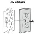 thumbnail image 4 of 6-Pack Safety Self-Closing Outlet Covers, Wall Socket Plate Automatic Sliding Cap Cover for Child Proofing Outlets, 4 of 8