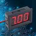 thumbnail image 4 of DC4.5-30V Medidor de voltaje Pantalla LED 2 cables Voltímetro digital Indicador Suministros para automóviles, 4 of 9