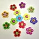 thumbnail image 5 of 100 Botones de Madera Con Forma de Flor Surtida para Costura y Manualidades 20 mm Sunnimix, 5 of 7
