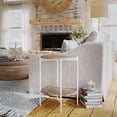 thumbnail image 2 of Aspire Home Accents 7791 Kamryn Modern Accent Table - Gray & White, 2 of 6