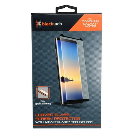 Blackweb Samsung Galaxy Note 8 Curved Glass Screen Protector