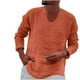 thumbnail image 2 of pstuiky camisas de manga larga para hombre, Camiseta de manga larga con cuello en V para hombre, color liso, a la moda Tops de talla grande para hombre m, 2 of 6