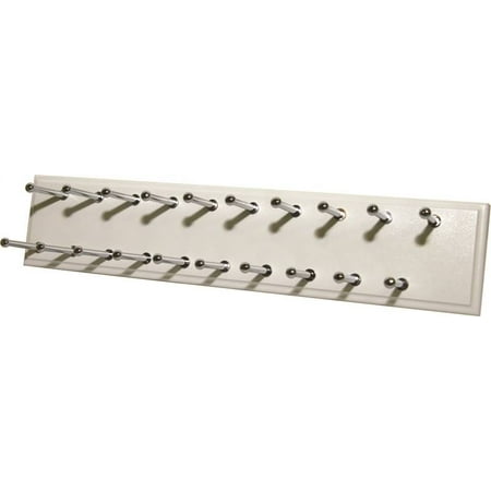 Easy Track Ra1200 Sliding Tie Rack White Walmart Canada