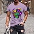 thumbnail image 2 of Camisetas de Manga Corta para Hombre Imprimir Deportes de Manga Corta Cuello Redondo Blusa Algodón Poliéster, Nueva Moda Casual Camiseta para Hombres, 2 of 5