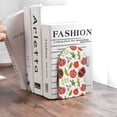 thumbnail image 6 of Sikiie Tomatoes Bookends 1 Pair, Wood Bookends for Shelves, Book Ends for Shelves, Book Shelf Holder for Home Office, 6 of 7