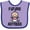 Lavender and Purple, variant on Inktastic Future Actress Girls Acting Theater Girls Baby Bib