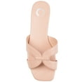 thumbnail image 5 of Journee Womens Taleesa Slide Flat Sandals, 5 of 10