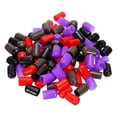 thumbnail image 4 of 100pcs Rubber End Caps 16mm ID Vinyl Round Tube Bolt Cap Cover Screw Thread Protector Black, Red, Brown, Purple, 4 of 5