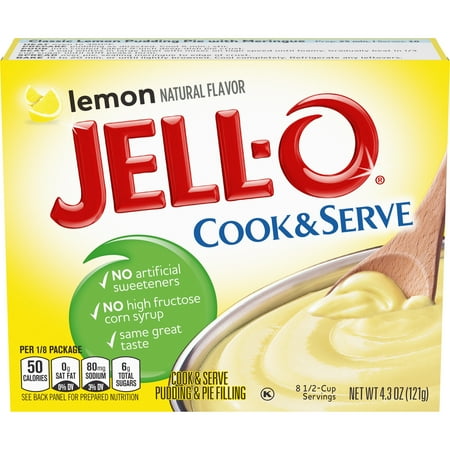 UPC 043000206966 product image for Jell-O Cook & Serve Lemon Pudding & Pie Filling Mix  4.3 oz Box | upcitemdb.com