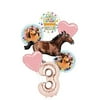 Mayflower Products Spirit Riding Free Party Supplies 3rd Birthday Galloping Horse Balloon Bouquet Decorations