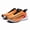 Vibrant orange, variant on Men's Daily Commute Casual Sneakers, summer mesh breathable running shoes with shock buffer, anti-slip durable build for office work, daily exercise and casual relaxation time.