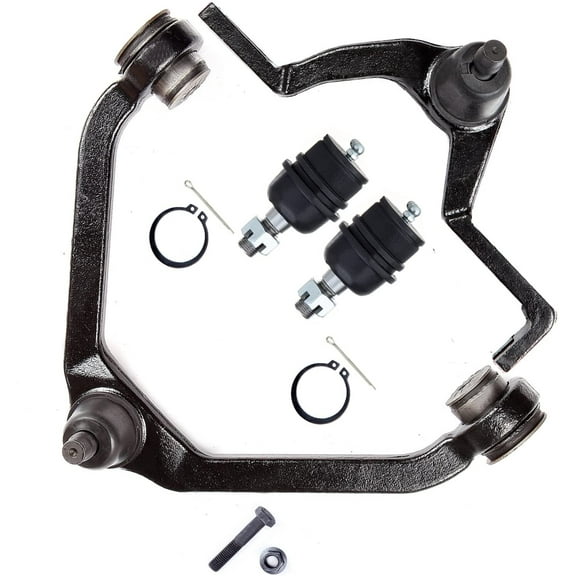 CCIYU Lower Ball Joints Upper Control Arms - 2 Piece Design Arm Compatible fit for 1995-2001 for Ford Explorer 2001-2005 for Ford Explorer Sport Trac 1998-2011 for Ford Ranger 4pcs Suspension Kit