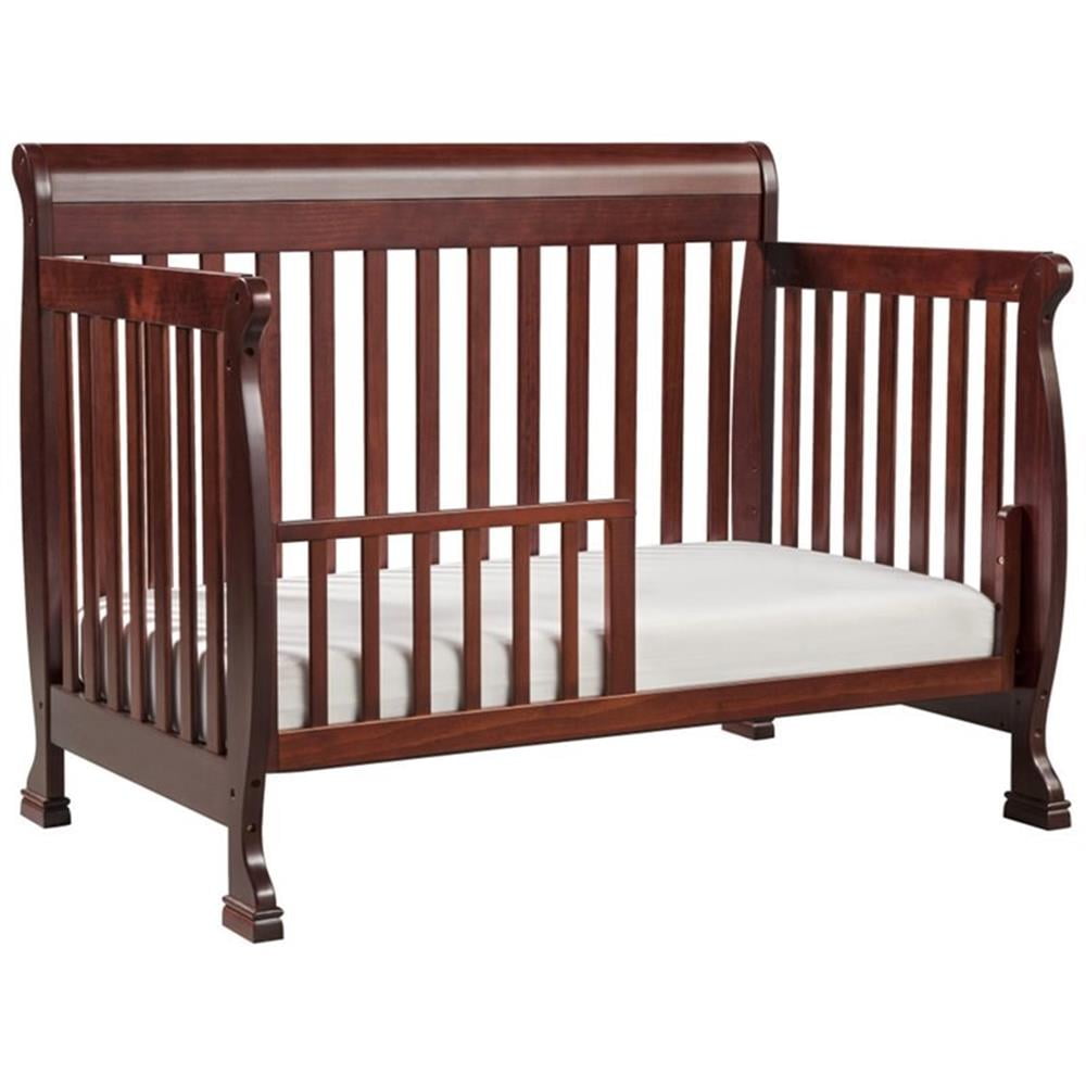 DaVinci Kalani 4-in-1 Convertible Crib in Rich Cherry, Greenguard Gold Certified