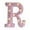 R, variant on Room Decor, Pink Party Decorations,Girls Room Decor, Glitter Light Up Letters, Alphabet Letter Sign for Night Light Birthday Party Girls Gifts, Home Bar Decoration