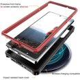 thumbnail image 3 of ArmadilloTek Vanguard Case Designed for Samsung Galaxy Note 20 5G (2020 Release) Military Grade Full-Body Rugged with Built-in Kickstand [Screenless Version] - Red, 3 of 4