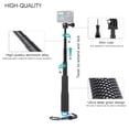 thumbnail image 3 of GEPULY 11''-45''Alumium Handheld Waterproof Selfie Stick Underwater Pole Handle Grip Monopod for Gopro Hero Session Max Insta360 AKASO DJI OSMO Digital Action Cameras, 3 of 5