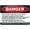 Warning Sign 2, variant on We Accept Ebt Aluminum Metal Tin Sign - 12×8 Inches, Safety Restriction Alert Attention Caution Warning Notice Decor