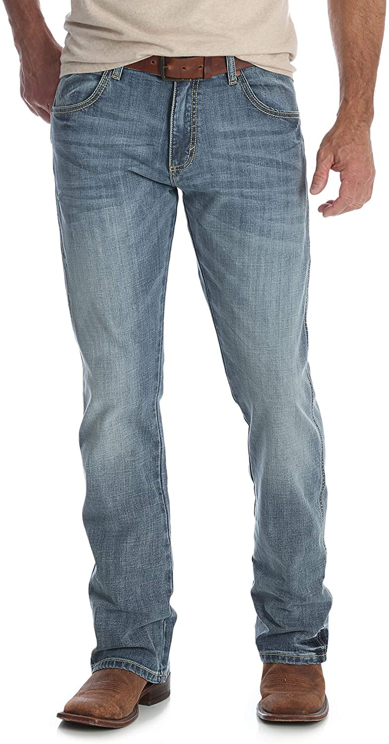 Wrangler Men's Retro Slim Fit Boot Cut Jeans, Greeley, 33X32 | Walmart ...