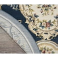 thumbnail image 5 of Nourison Aubusson Farmhouse & Country Navy 5'3" x round Area Rug, (5 Round), 5 of 8