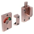 Restroom Partition Door Lock with Handle and Indicator Bolt for Public