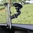 thumbnail image 4 of Car Mount for Samsung Galaxy Tab A 8.0" (2017)/Tab A 8.0" (2018)/A8 10.5" (2021) - Dash Windshield Holder Rotating Cradle Dock Heavy Duty, 4 of 11