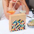 thumbnail image 3 of Yayeee Napkin Holder for Table Kitchen Paper Tissue Organization, Colorful Clover Pattern, 3 of 8