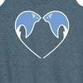 thumbnail image 3 of Instant Message - Sting Ray Heart - Women's Racerback Tank Top, 3 of 6