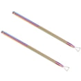 thumbnail image 2 of Cuticle Pusher 2Pcs For Manicure Tools Cuticle Removal Multi Colored 13X0.3Cm Stainless Steel For Salon Use, 2 of 8