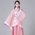 thumbnail image 5 of Wiywef 1Set Chinese Ancient Style Hanfu, Traditional Tang Outfit Women Hanfu Dresses Long Sleeve Ancient Princess Clothing Dance Dress for Party, 5 of 7