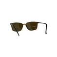 thumbnail image 4 of Mens Rectangular Plastic Bifocal Reading Lens Sunreader Sunglasses Matte Brown 2.0, 4 of 4