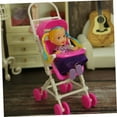 thumbnail image 4 of Mobutofu 3Pack Toddler Stroller Toy Baby Doll Stroller Pink For Party Games, 4 of 8