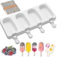 thumbnail image 1 of Moldes para paletas de silicona congeladas QUANZHOUTIANDI 1 pieza Blanco, 1 of 4