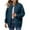 *1-Blue, variant on VBVC Women's Zip Up Cropped Jackets,Lapel Collared Long Sleeve Coats For Women,Ladies Open Front Fall Outerwears,Khaki,Size XL