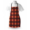 thumbnail image 4 of Geometric Apron, Autumn Colors Retro Style Argyle Pattern Classical Old Fashion Scottish Irish, Unisex Kitchen Bib with Adjustable Neck for Cooking Gardening, Adult Size, Multicolor, by Ambesonne, 4 of 4