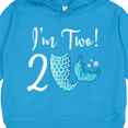 thumbnail image 3 of Inktastic 2nd Birthday Mermaid Party Toddler Hoodie, 3 of 4