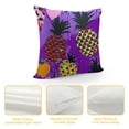 thumbnail image 4 of SHANXI Purple Pink Pineapple Fruit Summer Artistic Abstract Pillow Covers Pillowcases Home Decor Bed Couch Sofa Office Living Room Cushion 20x20in, 4 of 5