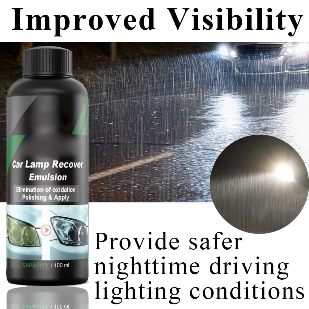 Beamrevive Headlight Cleaner Restoration, Beam Revive Head Light Restoration Spray, Automotive Headlight Restoration for Car,Turn Cloudy Headlight into Instant Clarity & Lasting Protection