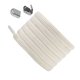 thumbnail image 3 of Worallymy 1 par de cordones elásticos para zapatos hebilla de presión banda de goma cordones para zapatos deportivos cordón para zapatos deportivos beige y blanco Worallymy JD735921254, 3 of 7