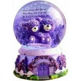 thumbnail image 1 of Multifunctional Musical Snow Globe With Color Changing Led Lights, Exquisite Purple Resin And Crystal Craftsmanship For An Ideal Personalized Gift And Home Decoration, 1 of 1