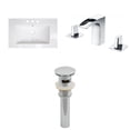 thumbnail image 1 of American Imaginations 32-in. W 3H8-in. Ceramic Top Set In White Color - Overflow Drain Incl. AI-27188, 1 of 8