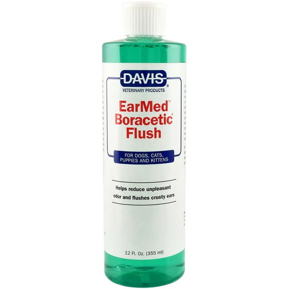 Davis EarMed Boracetic Flush 12 oz