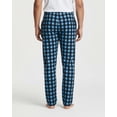 thumbnail image 3 of Real Essentials 3 Pack: Men's Fleece Pajama Pants Loungewear Soft Pj Bottoms Sleepwear Pockets (Big & Tall Available), 3 of 7