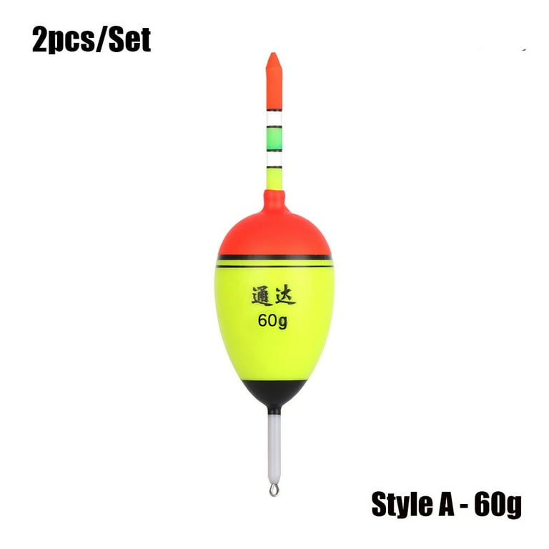 High Quality Luminous Plastic Bobber Ball Boia Light Stick Fishing Night  Float Eva Foam STYLEA-60G 