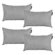 thumbnail image 1 of Cojín Riñonera Decorativa Delta Rectangular Set de 4 Gris, 1 of 4