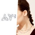 thumbnail image 2 of Silvora Heart Celtic Knot Earrings for Women Sterling Silver Dangle Drop Earrings Irish Jewelry Gift for Valentines Mothers Day, 2 of 8